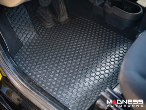smart fortwo Floor Mats + Cargo Area Liner Set - 451 model - All Weather - Rubber - Black 